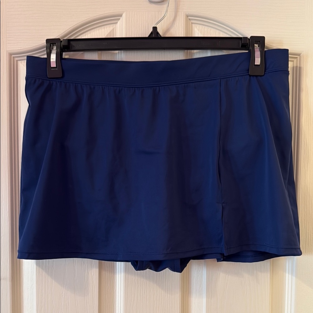 Blue Bikini Swimwear with Flared Design